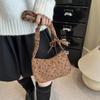 Japanese Sweet Top Handle Bag Fashi Print Textured Casual Crossbody Shoulder Bag Simple and Versatile Underarm Designer Bags