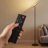 Lampada da terra RGB Uplighter, Lampada Dimmerabile con Telecomando e Controllo Touch, Testa Rotante a 350 gradi, Nero