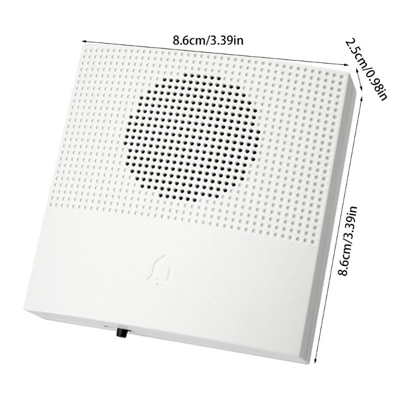 12V Wire Doorbell with 38 Tones Welcome Door Bells Built-in Loud Speaker for Security Access Control System Easy To Use