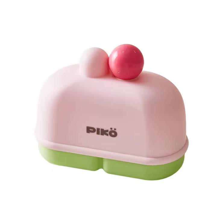 

Portable Travel Cake-shaped Soap Tray Bathroom Decor Accessory Soap Container for Travel Camping Leakproof for Gym for Bathroom розовый