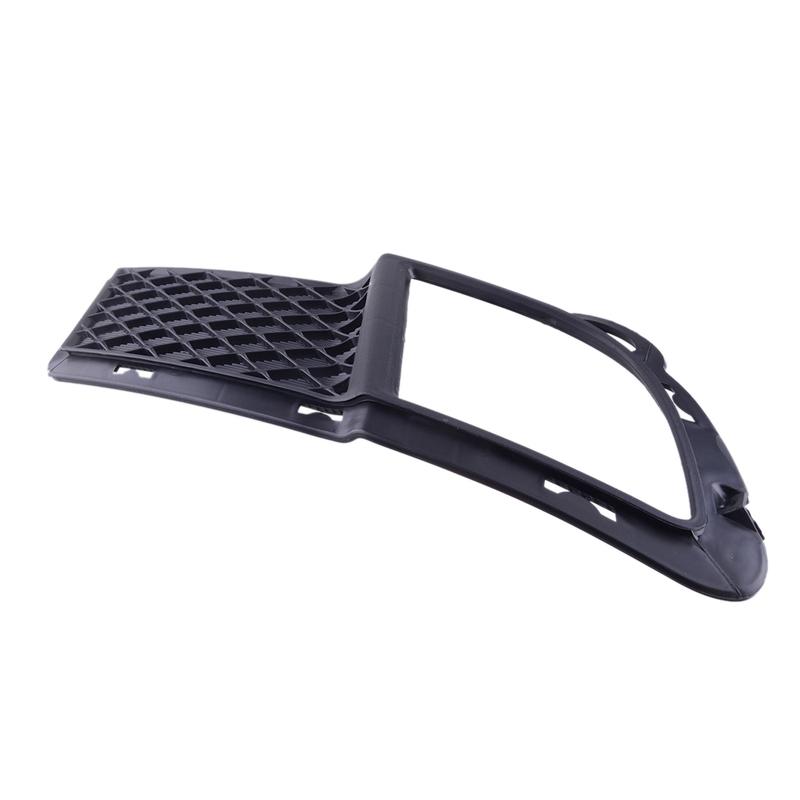 Car Front Left Fog Light Cover Trim Bezel Frame Fit for Kia Forte Sedan 2010 2011 2012 2013 KI1038107 865631M010 Black Plastic