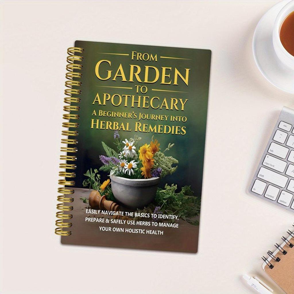 Dal Giardino all'Apotecario: Quaderno di Terapia Erboristica - Stile Retrò per la Guarigione Naturale