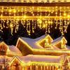 Energy Saving Icicle Lights Low Voltage Meteor Effect Lamp Decorative Lights  Festival Decoration
