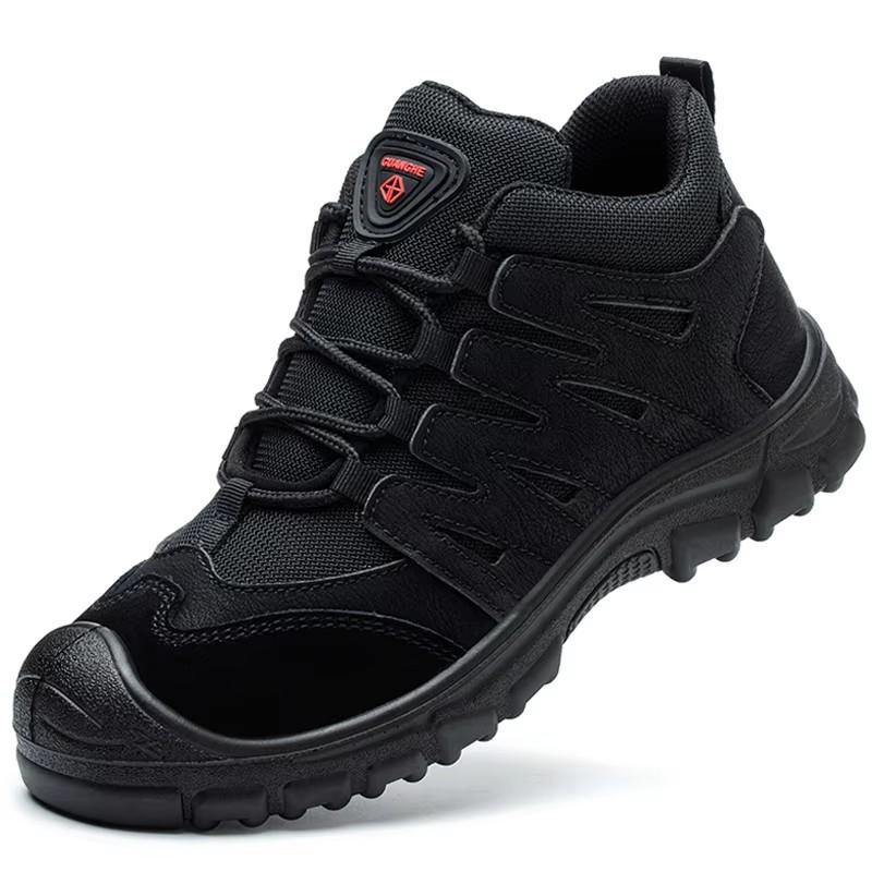 Men Indestructible Shoes Anti-smash Anti-puncture Safety Shoes Composite Toe Work Sneakers Protective Shoes 6KV Insulation Shoes