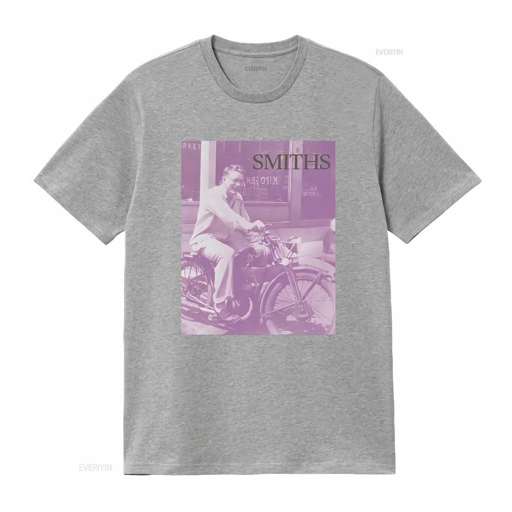 THE SMITHS Bigmouth Strikes Again 1986 Maglietta Organica Promo Morrissey vintage Lavata streetwear Alla moda Unisex Morbido