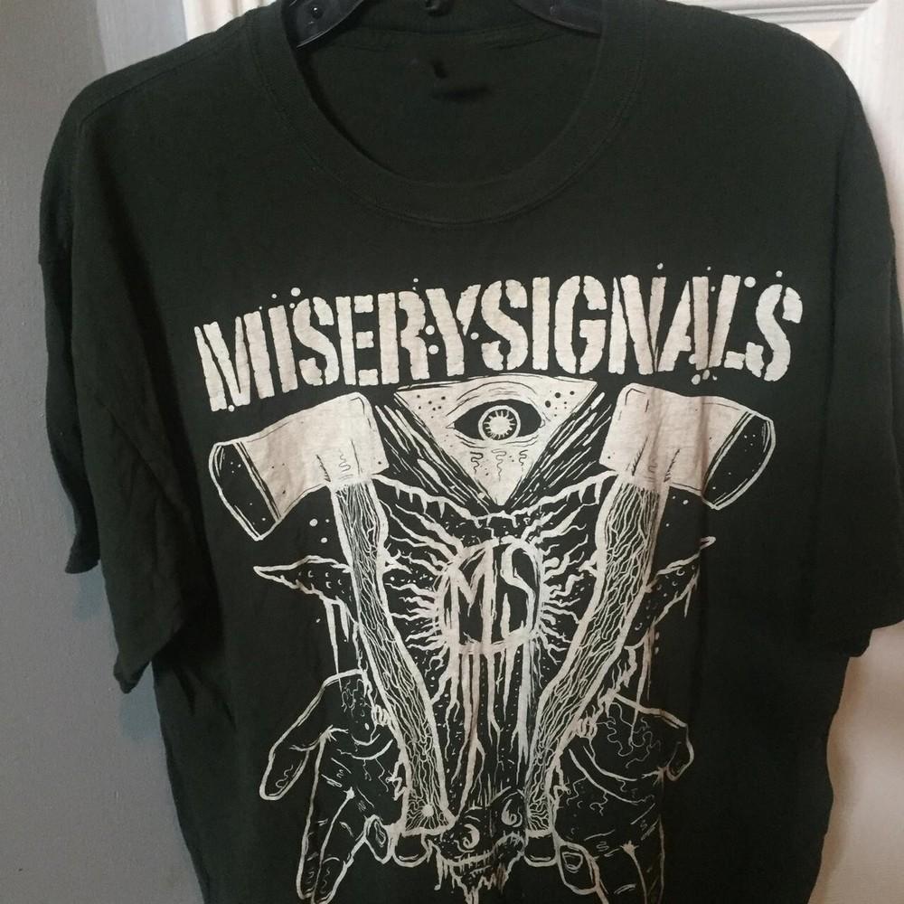 

Retro! Misery Signals Black Cotton All size S-5XL Gift For Fans T-Shirt DS224 Unisex T-Shirt S