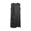 JNBY Sleeveless Round Neck A-Line Silk Dress