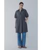 Bobeu Front Zippered Half Dress_Charcoal 7156237004