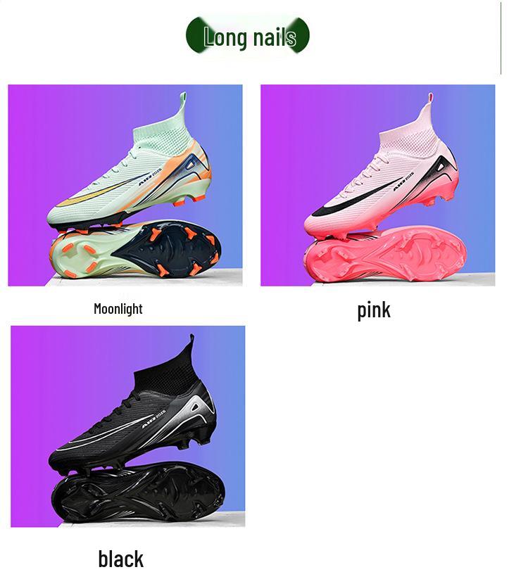 Scarpe da Calcio Unisex per Ragazzi AG Turf con Tacchetti Lunghi per Bambini