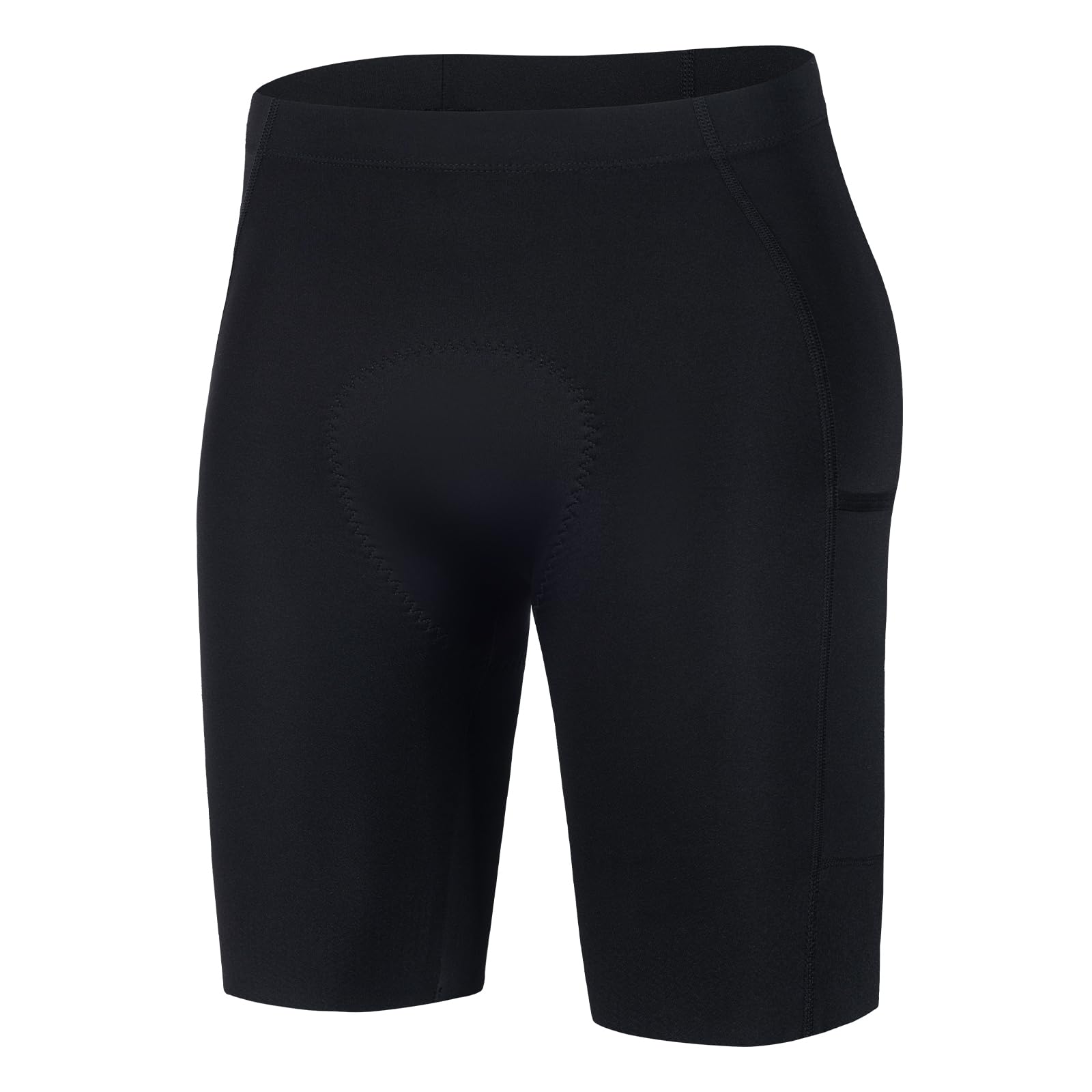

Santic Men s Cycling Shorts, Padded, for Road Bikes, Moisture-Wicking, Quick-Drying, Comfortable, Shearing, 5 Colors (Black, Size M)