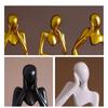 Nordic Thinker Statue Resin Abstract Figurines Figure Statues Handmade Art Crafts Home Decor Maison Desk Living Room Ornaments