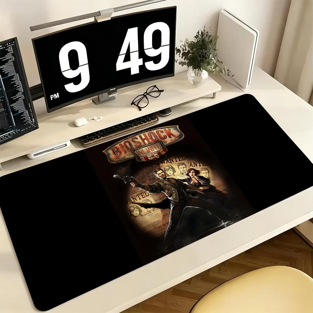 Pro ESports Xxl Gaming Mousepad Extra Large NonSlip Stitched Edge Keyboard Laptop Desk Mat For Pc Gamer Hot Game Bioshock