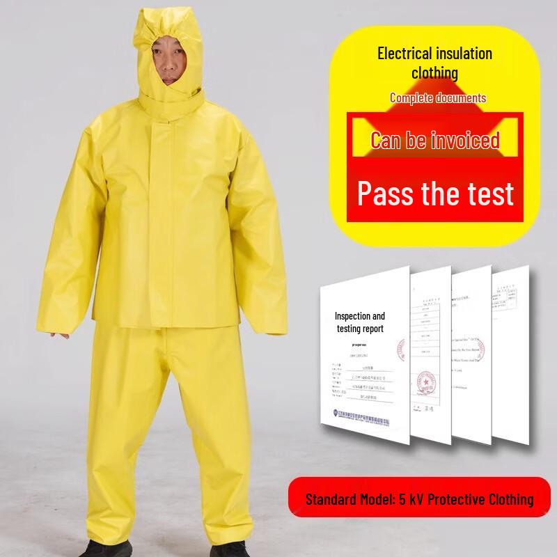 YuZhuXun 5kV High-Voltage Electrician Insulation Gloves