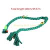 KX4B Bird Rope Swing Toy Cage Hanging Chewing Perch Toy Bird Grinding Standing Toy