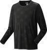 Long Sleeve Shirt Uni Long Sleeve Black [Yonex] T-Shirt (Fit Style) (007)