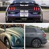 TOMALL 4 Pcs 19cm Flame Reflective Sticker for Car Flame Racing Sports Stripe Decal for Golf Cart Vinyl Waterproof Decal Decoration for Car Body Side