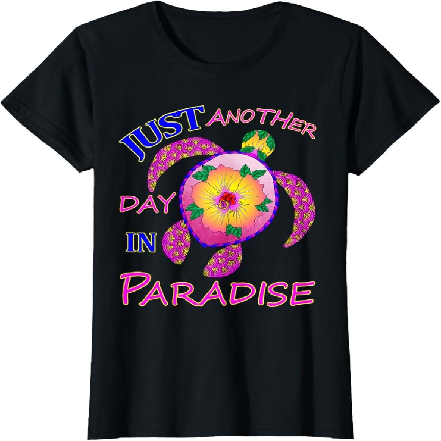 Just Another Day In Paradise Turtle T-Shirt XXXXXL разноцветный