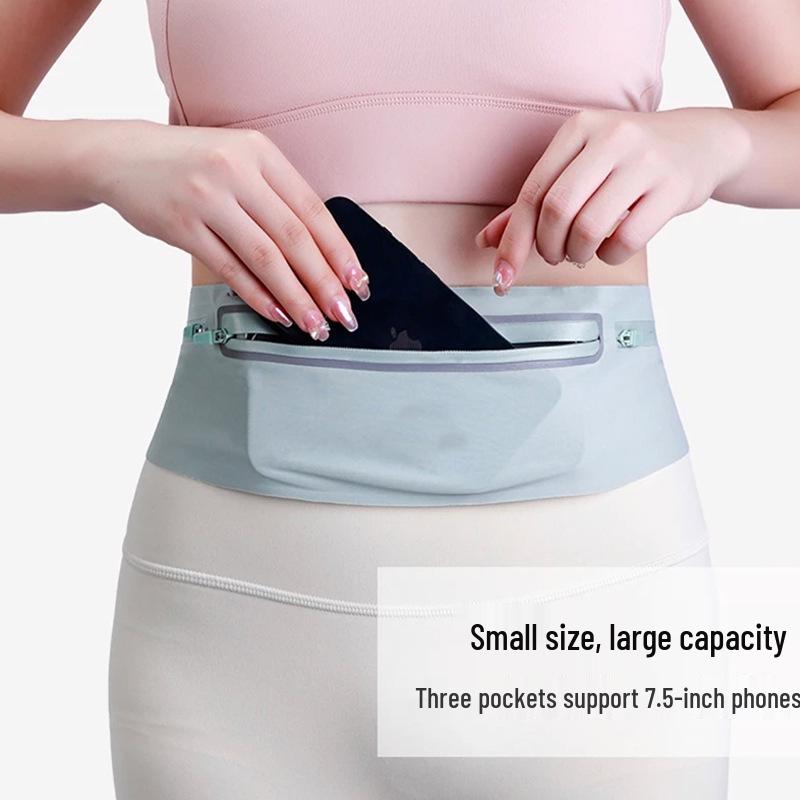Ultra-Thin Outdoor Sports Waist Bag for Phones - Unisex Fitness & Marathon Belt