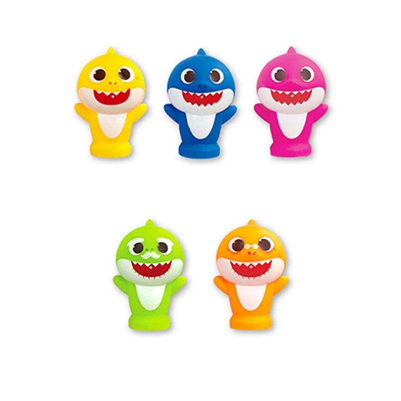 Baby Shark Cute Finger Puppet Safe Plastic Kids Toys Educational Gift Playtime
