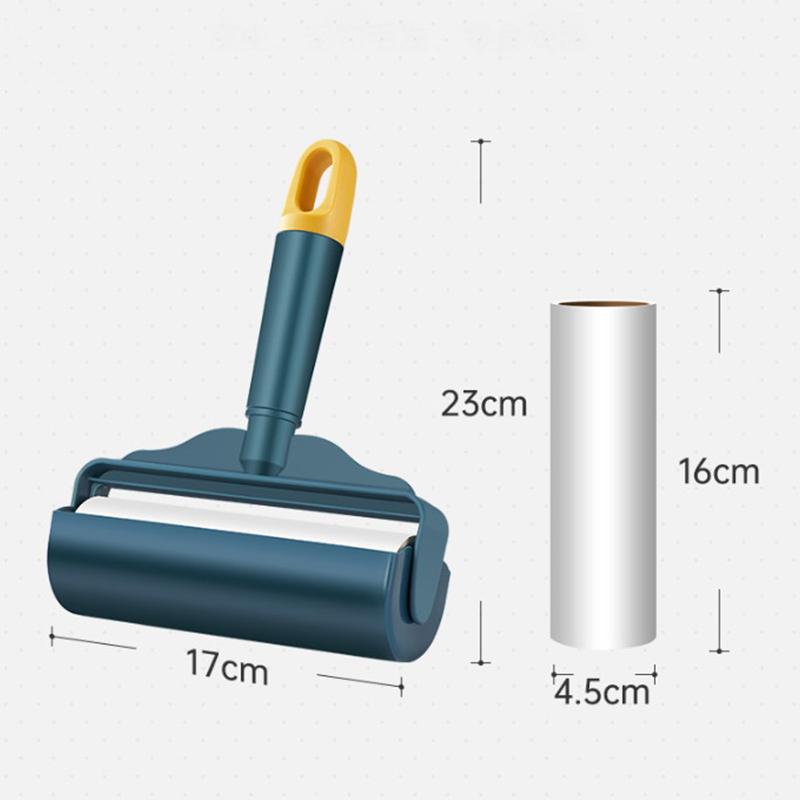 1Pc-Clothing Sticky Hair Device Washable Sticky Barrel Roller Dust Brush Suction Hair Roller Anti-Static Sticky Hair Roller