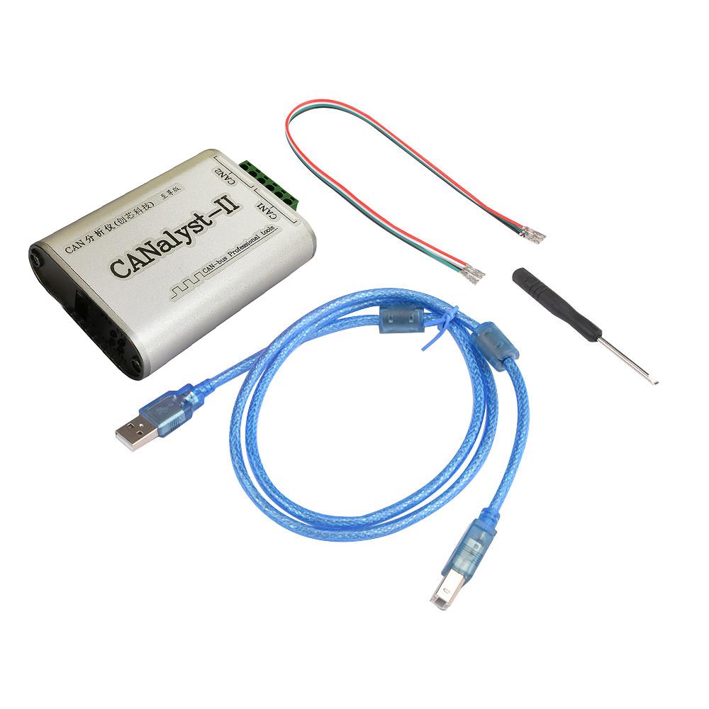 

Ziqqucu CANalyst-II Модуль розширювальної плати аналізатора Pro 2-канальний USB на CANBus USBCAN Аналізатор 2500 VRMS ZLG CANTest CANPro Ізолятор