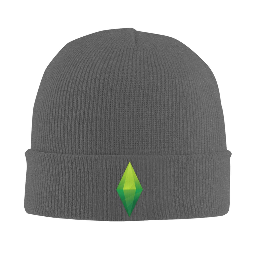Plumbob The Sims Sul Sul Mössor Höst Vinter Mössor Mössor Slappa Spelmössor Herr Dam Akrylstickad Mössa