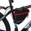 600D Nylon Fabric Cycling Bag Easy To Install Triangle Bicycle Frame Bag  City Bike Use