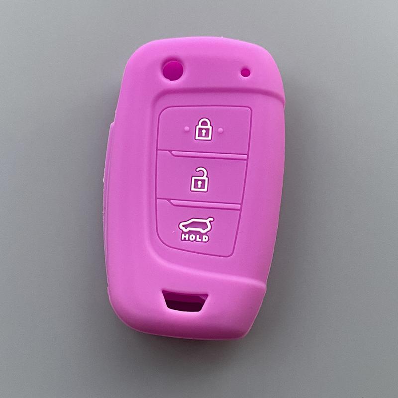 Silicone Car Key Cover Case Holder For Hyundai Tucnson nx4 Elantra Kona VENUE 2021 2022 Solaris 2017 Sonata Solarium Car Key