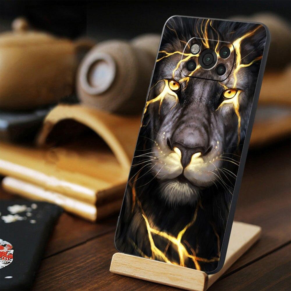 Beast Lion Wolf Print Celulares Fundas For Xiaomi POCO 11T 10T F3 MI 11 Lite F4 GT X3 NFC M4 Pro 5G 9T M3 X4