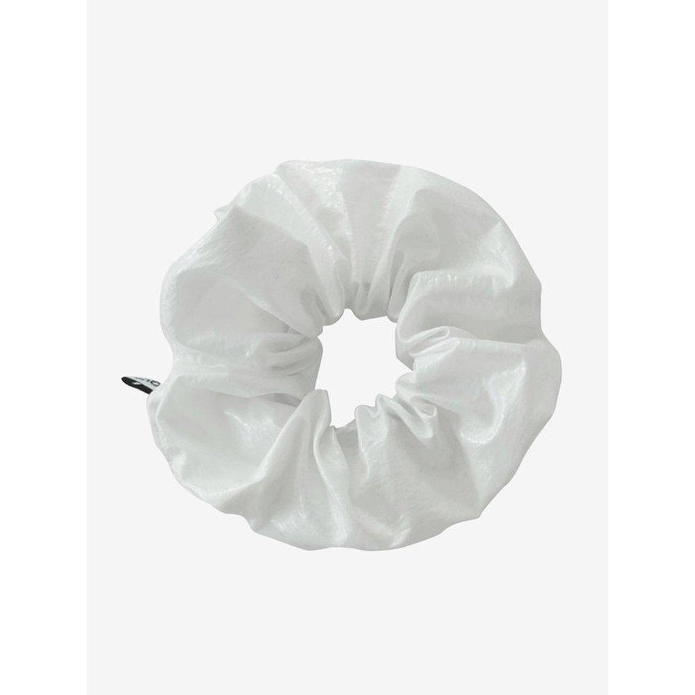 

Кожаная резинка-скранчи - Белая