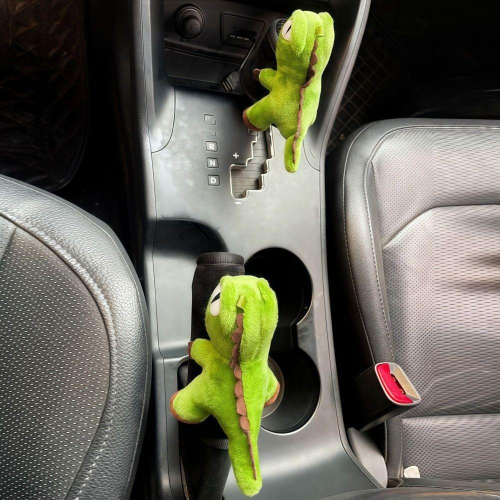 Cartoon Shift Lever Cover Cute Handle Protective Covers Fun Car Handbrake Cover  Car Decoration