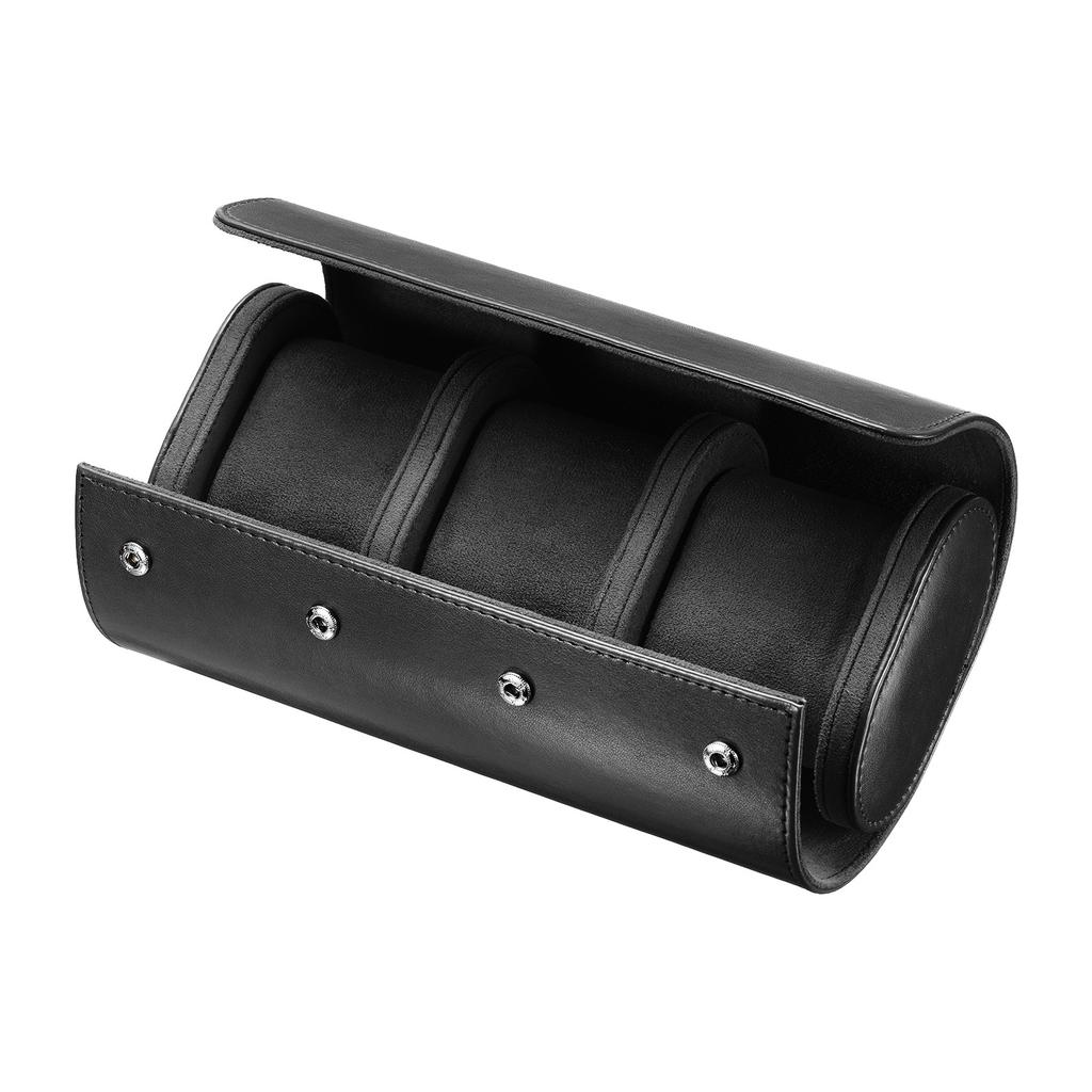 1/2/3 Slot Leather Watch Travel Case Single Watch Roll Storage Box Organizer for Men Women Watch Holding Storaging Displaying