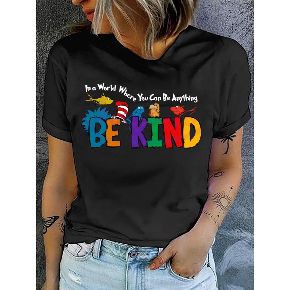 

Women s short sleeves are suitable for spring and summer all year round color pattern breaking casual daily clothing S