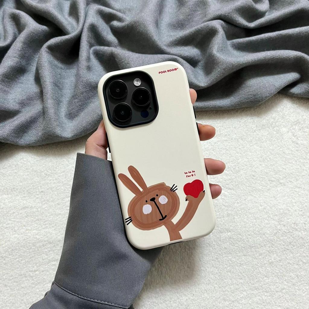 Love Bunny for Apple 17promax Cartoon Cute for IPhone16pro Lens All-Inclusive 15 New Style