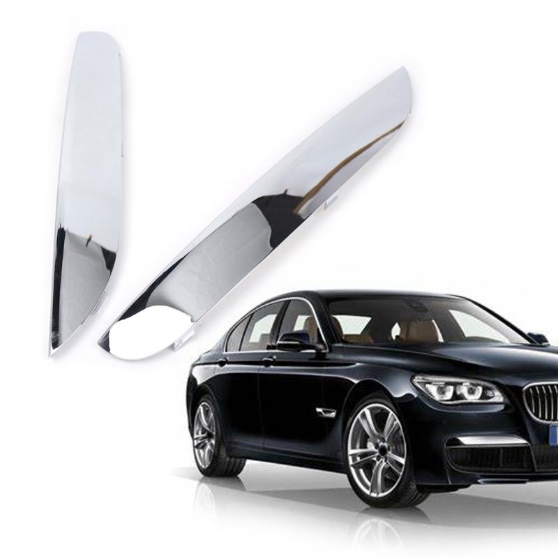 Car Front Bumper Trim Electroplate Front Bumper Trim Left/Right Front Bumper Trim 51118047727 Replacements for F02