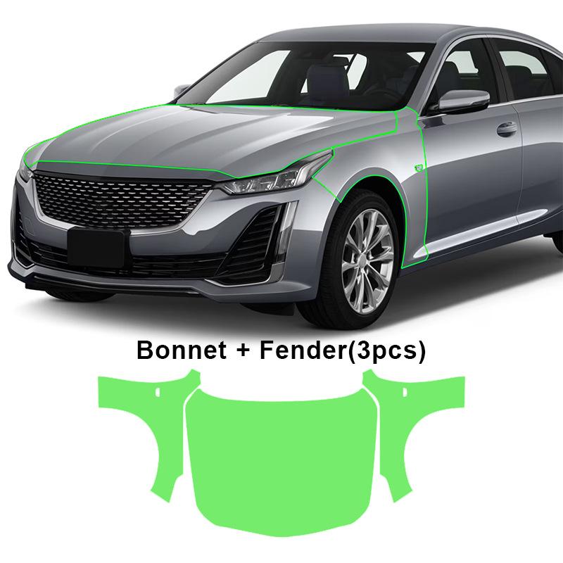 Cadillac CT5 TPU Scratch-Resistant Invisible Paint Protection Film