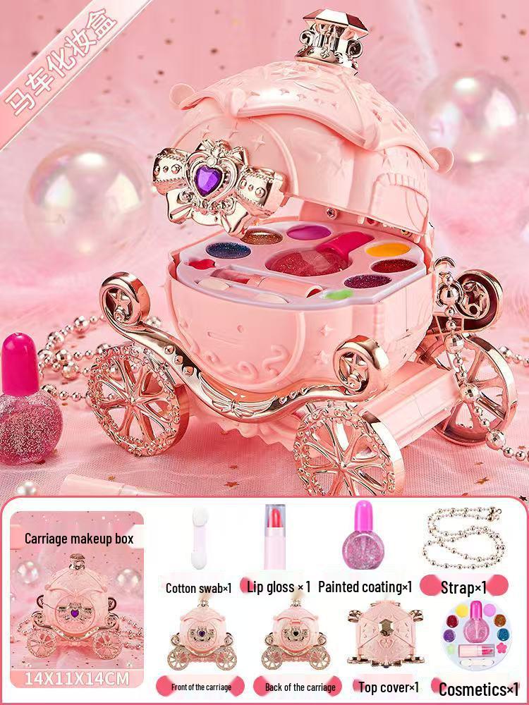 Children's Lipstick Toy Set: Makeup Box for 3-6 Year Old Girls