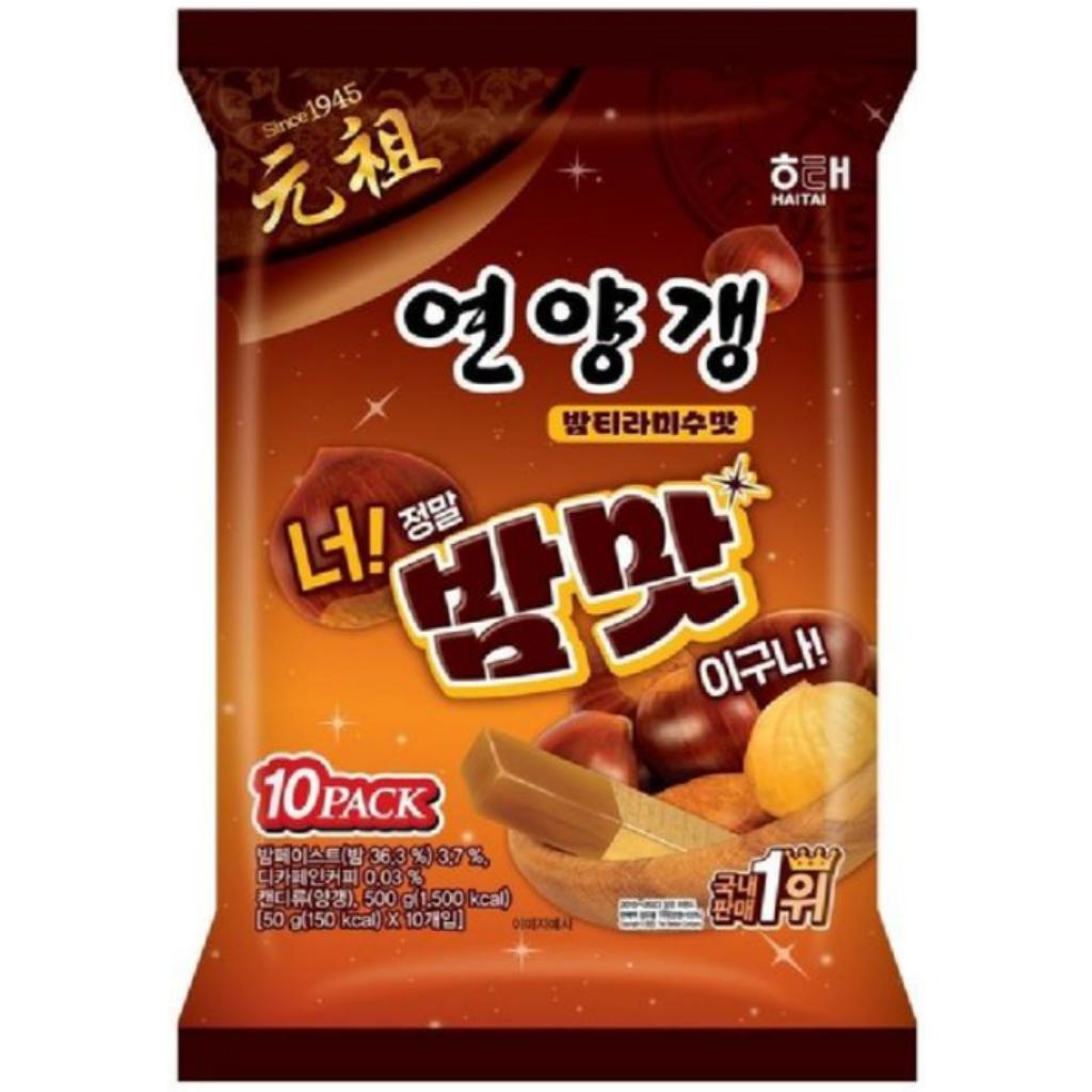 [HAITAI] Yeonyanggaeng Chestnut 50gx10PCS (Sweet Red Bean Jelly)