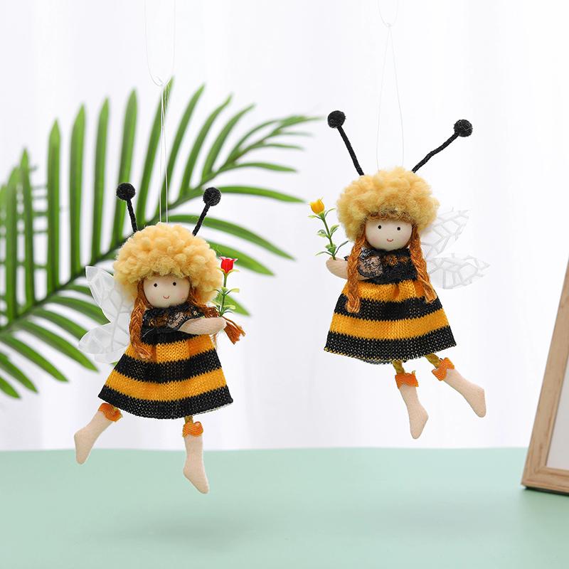 

WTEMPO 2 шт. Фестивальные украшения Дизайн пчелы Подвесные украшения Подвески для тематических вечеринок весной и летом Домашние аксессуары для мероприятий Специальные подарки 2pcs жёлтый