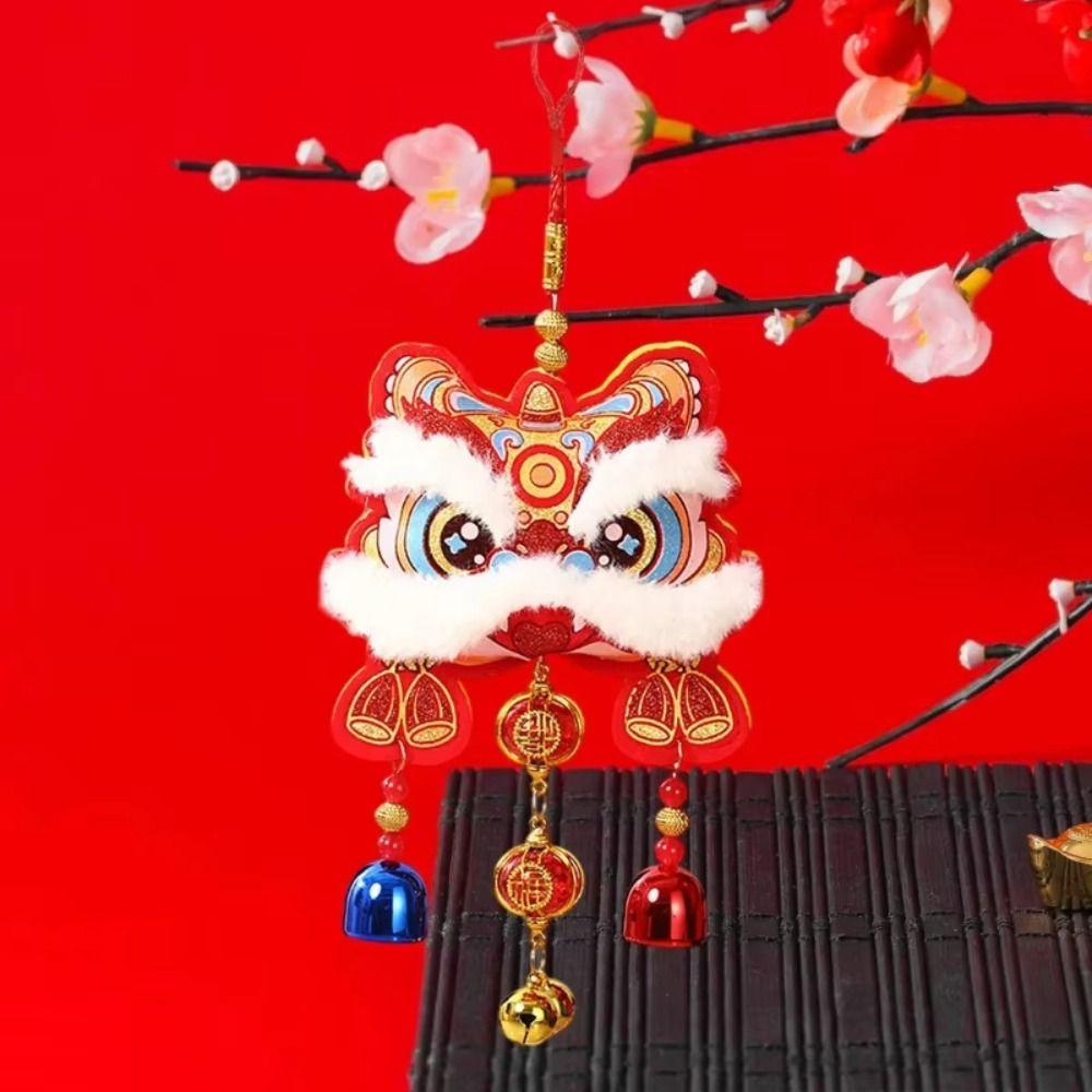 Cartoon Chinese New Year Decoration Waking Lion Lunar New Year Ornament  Festive Season
