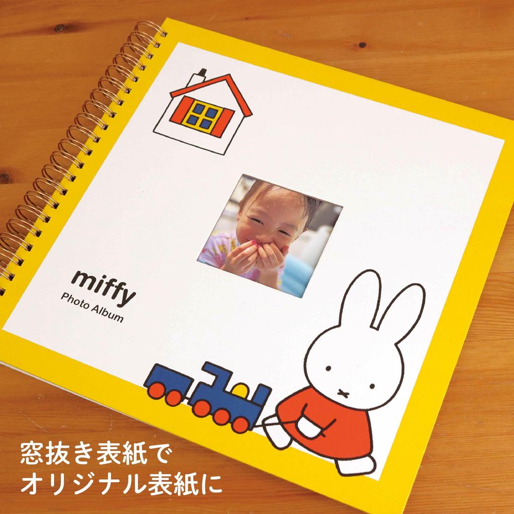 [WEB EXCLUSIVE] Nakabayashi Window-Cut Square Ring Album WORA-SQ-378-MR Dick Bruna Miffy Red [Case Included]
