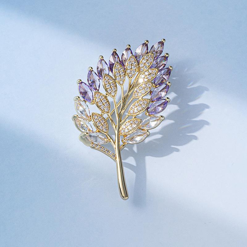 Senior καρφίτσες Flower Leaf καρφίτσες καρφίτσα για γυναικείο κοστούμι Κρεμαστό κόσμημα μόδας καρφίτσες Κοσμήματα
