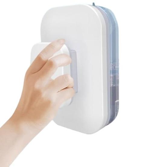 Asdays Window Cleaning Glass with Safety Fall White Regular Wiper, Double-Sided, Rope, Prevention, High-Rise, Magnetic, (For Glass)