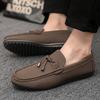 MAEDEF Men's Loafers Casual Flats Business Shoes Men Breathable Lightweight Slip on Boat Shoes Male Comfortable Men Formal Shoes