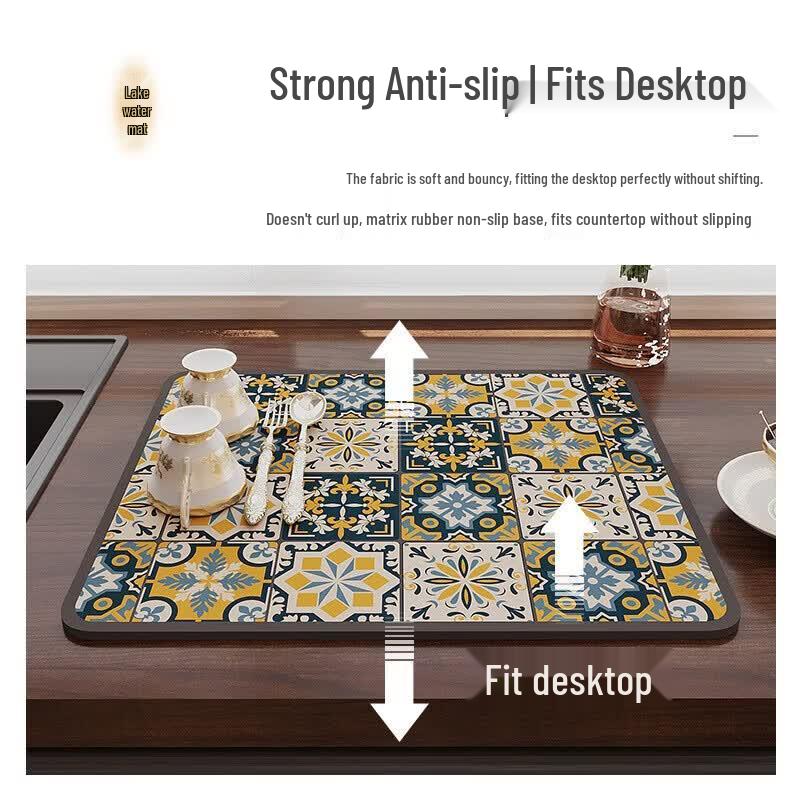 Non-woven Kitchen Countertop Drying & Absorbent Mat