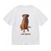 Women's Trend Comfortable Breathable Comfy Classic T-Shirt Pet Lover Graphic Tee
