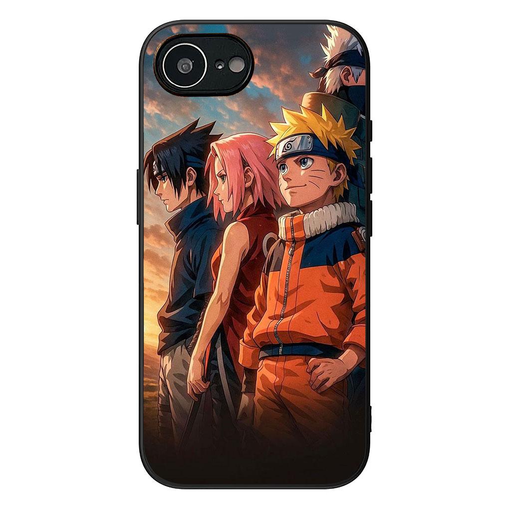 Gaara Uchiha Sasuke Narutos Casing Phone Cover for Apple iPhone 17 16 14 15 Pro Max Plus 15+ 16E XR ProMax Air 16+ Soft Case