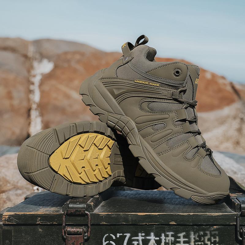Ghete Bărbați Ghete de Deșert pentru Exterior Ghete de Drumeție Pantofi Glezna pentru Bărbați Pantofi de Lucru pentru Siguranță