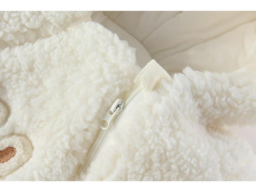 Verdickter Baumwoll-Baby-Winter-Jumpsuit und Wickelset für Neugeborene und Kleinkinder