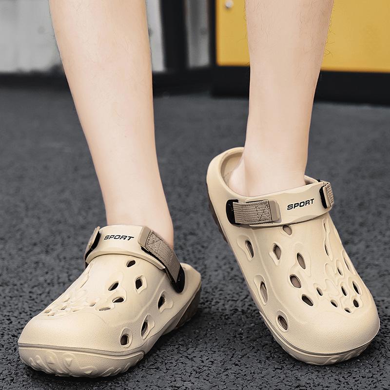 Fashion Plus Size 40-45 Summer Men Slippers New EVA Soft-soled Sandals Indoor Outdoor Garden Clogs Walking Beach Shoes Mens Shoes